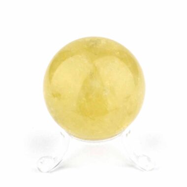 Natur Citrin Kugel Ø ca. 47 mm transparent in bester Qualität und Farbe Edelsteine Heilsteine bei Wunderstein24