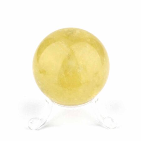 Natur Citrin Kugel Ø ca. 47 mm transparent in bester Qualität und Farbe Edelsteine Heilsteine bei Wunderstein24