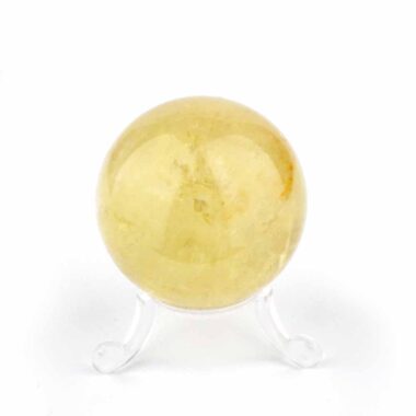 Natur Citrin Kugel Ø ca. 50 mm transparent in bester Qualität und Farbe Edelsteine Heilsteine bei Wunderstein24