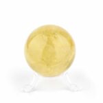 Natur Citrin Kugel Ø ca. 50 mm transparent in bester Qualität und Farbe Edelsteine Heilsteine bei Wunderstein24