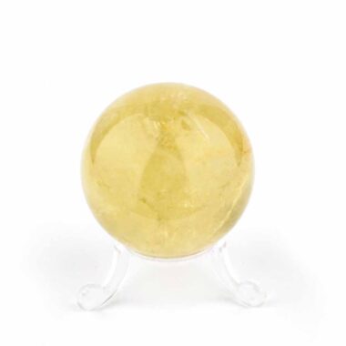 Natur Citrin Kugel Ø ca. 50 mm transparent in bester Qualität und Farbe Edelsteine Heilsteine bei Wunderstein24