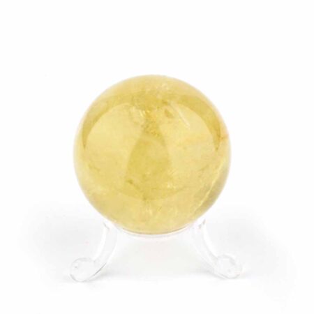 Natur Citrin Kugel Ø ca. 50 mm transparent in bester Qualität und Farbe Edelsteine Heilsteine bei Wunderstein24