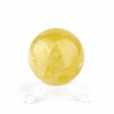 Natur Citrin Kugel Ø ca. 47 mm transparent in bester Qualität und Farbe Edelsteine Heilsteine bei Wunderstein24