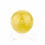 Natur Citrin Kugel Ø ca. 47 mm transparent in bester Qualität und Farbe Edelsteine Heilsteine bei Wunderstein24