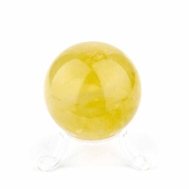 Natur Citrin Kugel Ø ca. 47 mm transparent in bester Qualität und Farbe Edelsteine Heilsteine bei Wunderstein24
