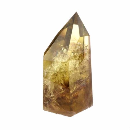 große Citrin Natur Spitze Höhe 92 mm transparent Brasilien beste Farbe Edelsteine Heilsteine bei Wunderstein24