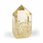 große Citrin Natur Spitze Höhe 64 mm transparent Brasilien beste Farbe Edelsteine Heilsteine bei Wunderstein24