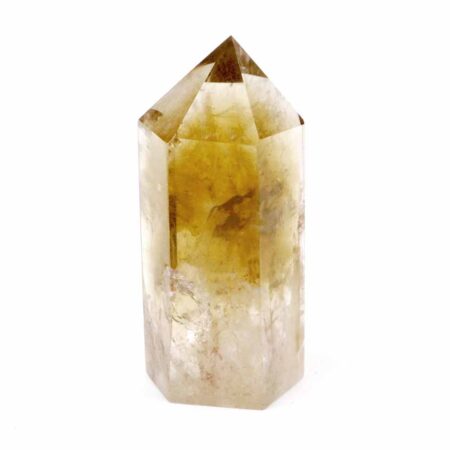 große Citrin Natur Spitze Höhe 80 mm transparent Brasilien beste Farbe Edelsteine Heilsteine bei Wunderstein24