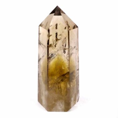 große Citrin Natur Spitze Höhe 85 mm transparent Brasilien beste Farbe Edelsteine Heilsteine bei Wunderstein24