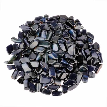 Falkenauge | Tigerauge blau Trommelsteine Ø ca. 15 – 30 mm Edelsteine Heilsteine bei Wunderstein24