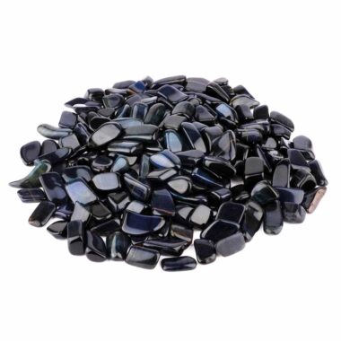Falkenauge | Tigerauge blau Trommelsteine Ø ca. 15 – 30 mm Edelsteine Heilsteine bei Wunderstein24