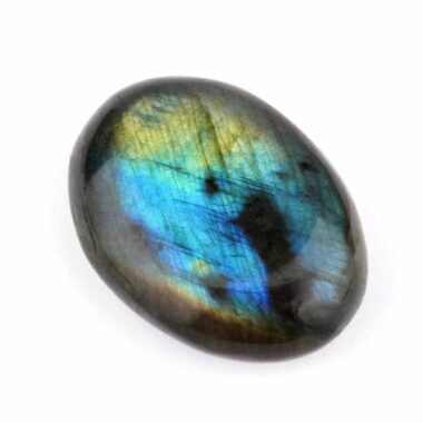 Labradorit Handschmeichler | Trommelstein Ø 49 mm in bester Farbe und Qualität Edelsteine Heilsteine bei Wunderstein24