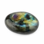 Labradorit Handschmeichler | Trommelstein Ø 52 mm in bester Farbe und Qualität Edelsteine Heilsteine bei Wunderstein24