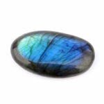 Labradorit Handschmeichler | Trommelstein Ø 56 mm in bester Farbe und Qualität Edelsteine Heilsteine bei Wunderstein24