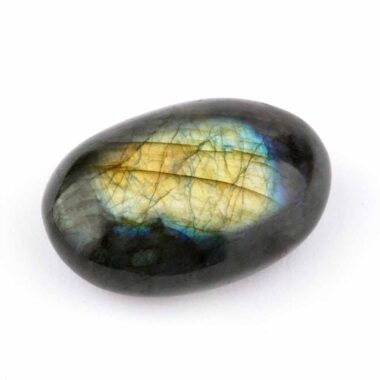 Labradorit Handschmeichler | Trommelstein Ø 48 mm in bester Farbe und Qualität Edelsteine Heilsteine bei Wunderstein24