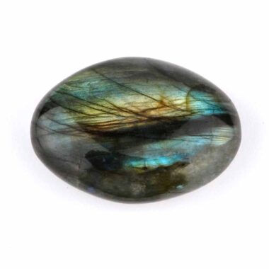 Labradorit Handschmeichler | Trommelstein Ø 51 mm in bester Farbe und Qualität Edelsteine Heilsteine bei Wunderstein24