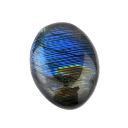 Labradorit Handschmeichler | Trommelstein Ø 48 mm in bester Farbe und Qualität Edelsteine Heilsteine bei Wunderstein24