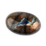 Labradorit Handschmeichler | Trommelstein Ø 49 mm in bester Farbe und Qualität Edelsteine Heilsteine bei Wunderstein24
