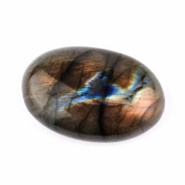 Labradorit Handschmeichler | Trommelstein Ø 49 mm in bester Farbe und Qualität Edelsteine Heilsteine bei Wunderstein24