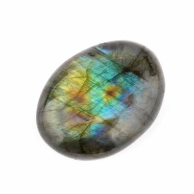 Labradorit Handschmeichler | Trommelstein Ø 49 mm in bester Farbe und Qualität Edelsteine Heilsteine bei Wunderstein24