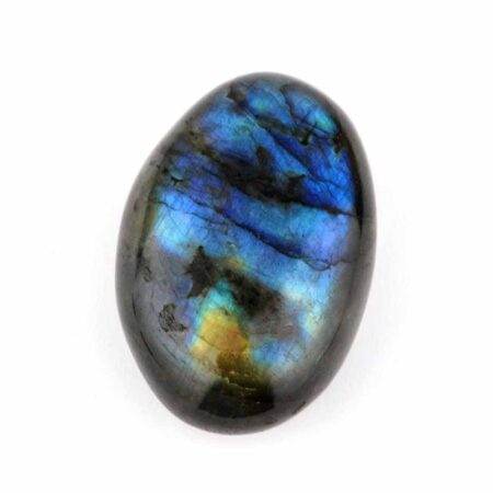 Labradorit Handschmeichler | Trommelstein Ø 51 mm in bester Farbe und Qualität Edelsteine Heilsteine bei Wunderstein24