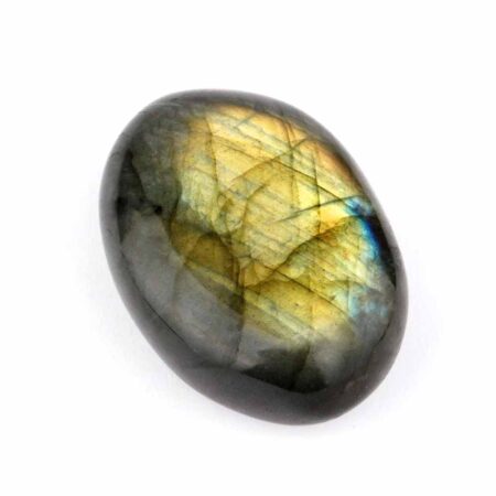 Labradorit Handschmeichler | Trommelstein Ø 49 mm in bester Farbe und Qualität Edelsteine Heilsteine bei Wunderstein24