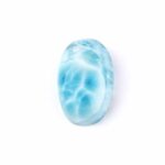Larimar Handschmeichler | Cabochon Länge 45,5 mm in bester Farbe und Qualität Edelsteine Heilsteine bei Wunderstein24