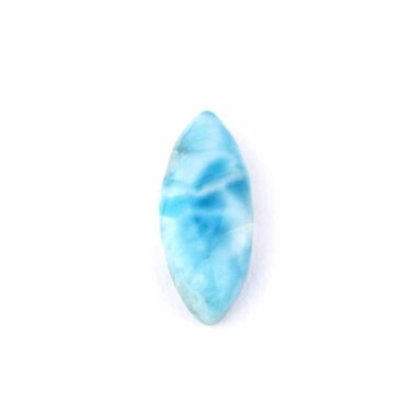 Larimar Handschmeichler | Cabochon Länge 26,7 mm in bester Farbe und Qualität Edelsteine Heilsteine bei Wunderstein24