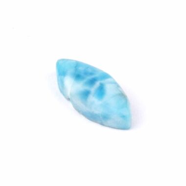 Larimar Handschmeichler | Cabochon Länge 26,7 mm in bester Farbe und Qualität Edelsteine Heilsteine bei Wunderstein24
