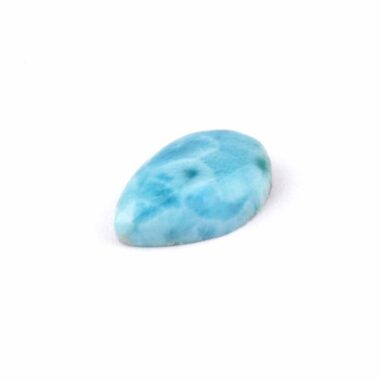 Larimar Handschmeichler | Cabochon Länge 20,7 mm in bester Farbe und Qualität Edelsteine Heilsteine bei Wunderstein24