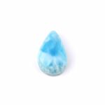 Larimar Handschmeichler | Cabochon Länge 20,2 mm in bester Farbe und Qualität Edelsteine Heilsteine bei Wunderstein24