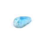 Larimar Handschmeichler | Cabochon Länge 20,2 mm in bester Farbe und Qualität Edelsteine Heilsteine bei Wunderstein24