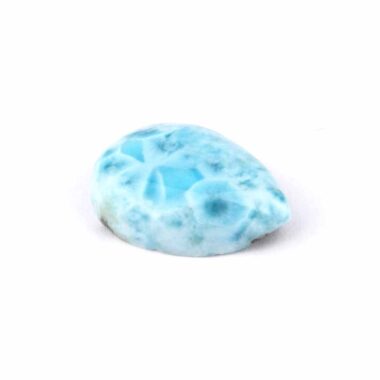 Larimar Handschmeichler | Cabochon Länge 24,9 mm in bester Farbe und Qualität Edelsteine Heilsteine bei Wunderstein24