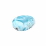 Larimar Handschmeichler | Cabochon Länge 25,2 mm in bester Farbe und Qualität Edelsteine Heilsteine bei Wunderstein24