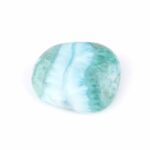 Larimar Handschmeichler | Trommelstein Ø 26 mm in bester Farbe und Qualität Edelsteine Heilsteine bei Wunderstein24