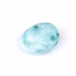 Larimar Handschmeichler | Trommelstein Ø 24,5 mm in bester Farbe und Qualität Edelsteine Heilsteine bei Wunderstein24