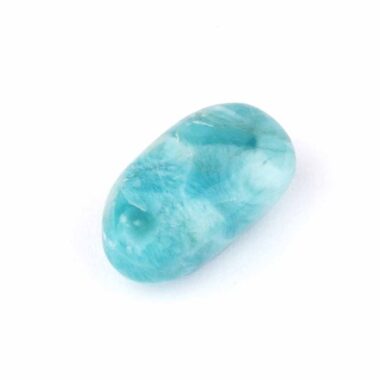 Larimar Handschmeichler | Trommelstein Ø 30 mm in bester Farbe und Qualität Edelsteine Heilsteine bei Wunderstein24