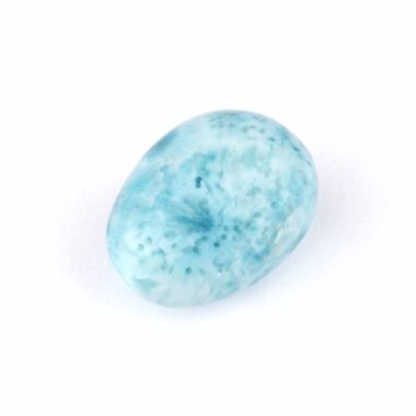 Larimar Handschmeichler | Trommelstein Ø 25 mm in bester Farbe und Qualität Edelsteine Heilsteine bei Wunderstein24