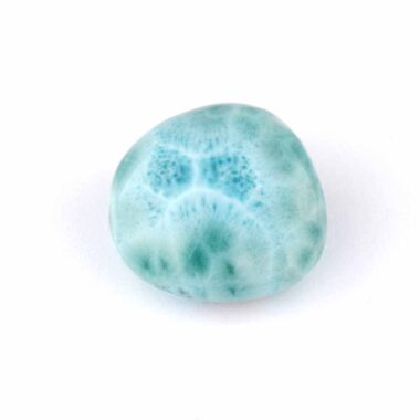 Larimar Handschmeichler | Trommelstein Ø 26 mm in bester Farbe und Qualität Edelsteine Heilsteine bei Wunderstein24