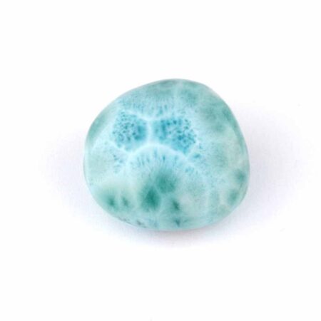 Larimar Handschmeichler | Trommelstein Ø 26 mm in bester Farbe und Qualität Edelsteine Heilsteine bei Wunderstein24