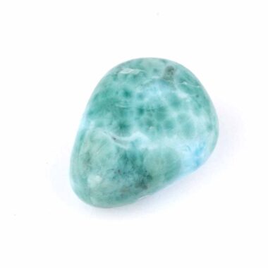 Larimar Handschmeichler | Trommelstein Ø 28,5 mm in bester Farbe und Qualität Edelsteine Heilsteine bei Wunderstein24