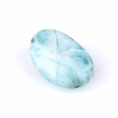 Larimar Handschmeichler | Trommelstein Ø 30 mm in bester Farbe und Qualität Edelsteine Heilsteine bei Wunderstein24