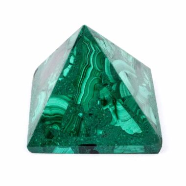 Malachit Pyramide aus der Demokratischen Republik Kongo in bester Qualität Edelsteine Heilsteine bei Wunderstein24