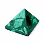 Malachit Pyramide aus der Demokratischen Republik Kongo in bester Qualität Edelsteine Heilsteine bei Wunderstein24