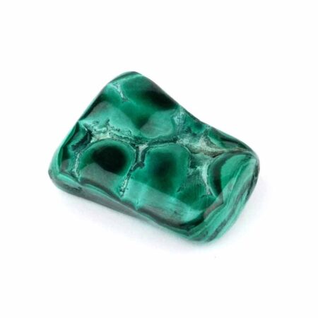 Malachit Handschmeichler | Trommelstein handpoliert in bester Qualität Edelsteine Heilsteine bei Wunderstein24