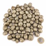 Pyrit Trommelsteine handpoliert Ø ca. 12 – 25 mm Edelsteine Heilsteine bei Wunderstein24