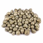 Pyrit Trommelsteine handpoliert Ø ca. 12 – 25 mm Edelsteine Heilsteine bei Wunderstein24