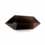 Rauchquarz Doppelender Länge 62 mm transparent aus Brasilien in bester Farbe Edelsteine Heilsteine bei Wunderstein24