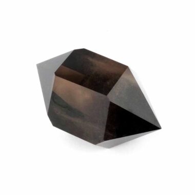 Rauchquarz Doppelender Länge 53 mm transparent aus Brasilien in bester Farbe Edelsteine Heilsteine bei Wunderstein24