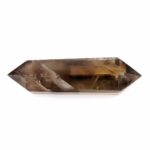 Rauchquarz Doppelender Länge 109 mm transparent aus Brasilien in bester Farbe Edelsteine Heilsteine bei Wunderstein24